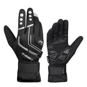 INBIKE GW969R Cycling Breathable Gloves waterproof warmth Black Medium NWTc